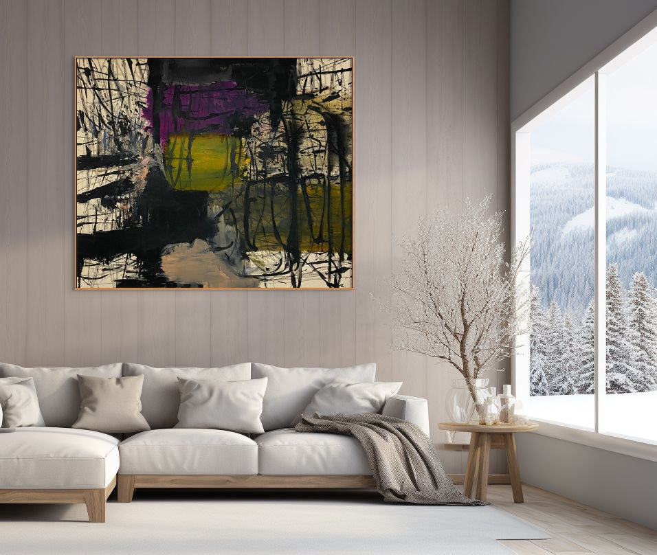 Artwork by Karl Bielik, Stage, Made of Oil on canvas 