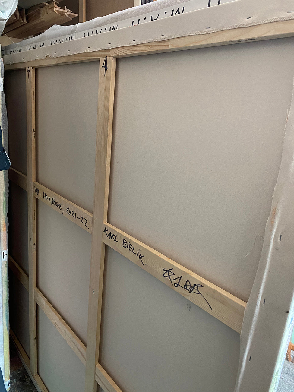 Artwork by Karl Bielik, Void, Made of Oil on canvas 