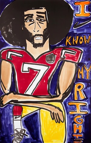 I Know My Rights by Katherine Bernhardt, 2019