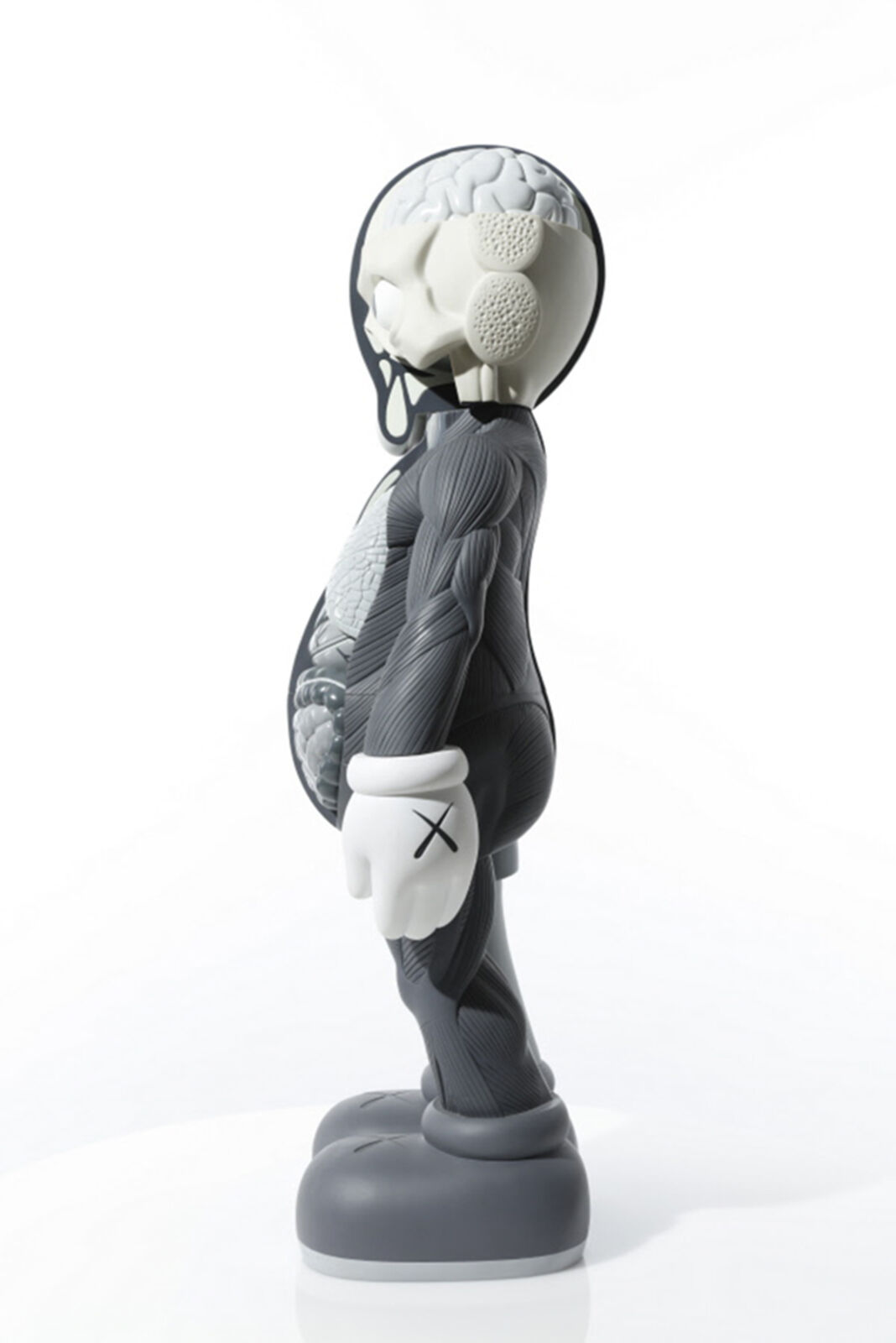 Artwork by KAWS, FOUR FOOT DISSECTED COMPANION (GREY), Made of Painted Cast Vinyl 