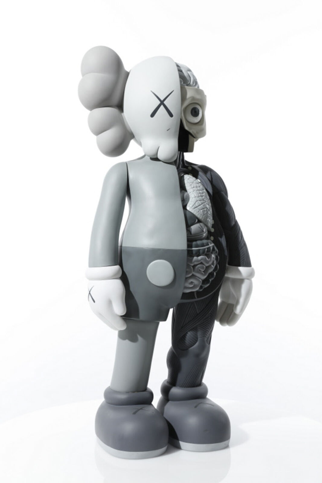 Artwork by KAWS, FOUR FOOT DISSECTED COMPANION (GREY), Made of Painted Cast Vinyl 