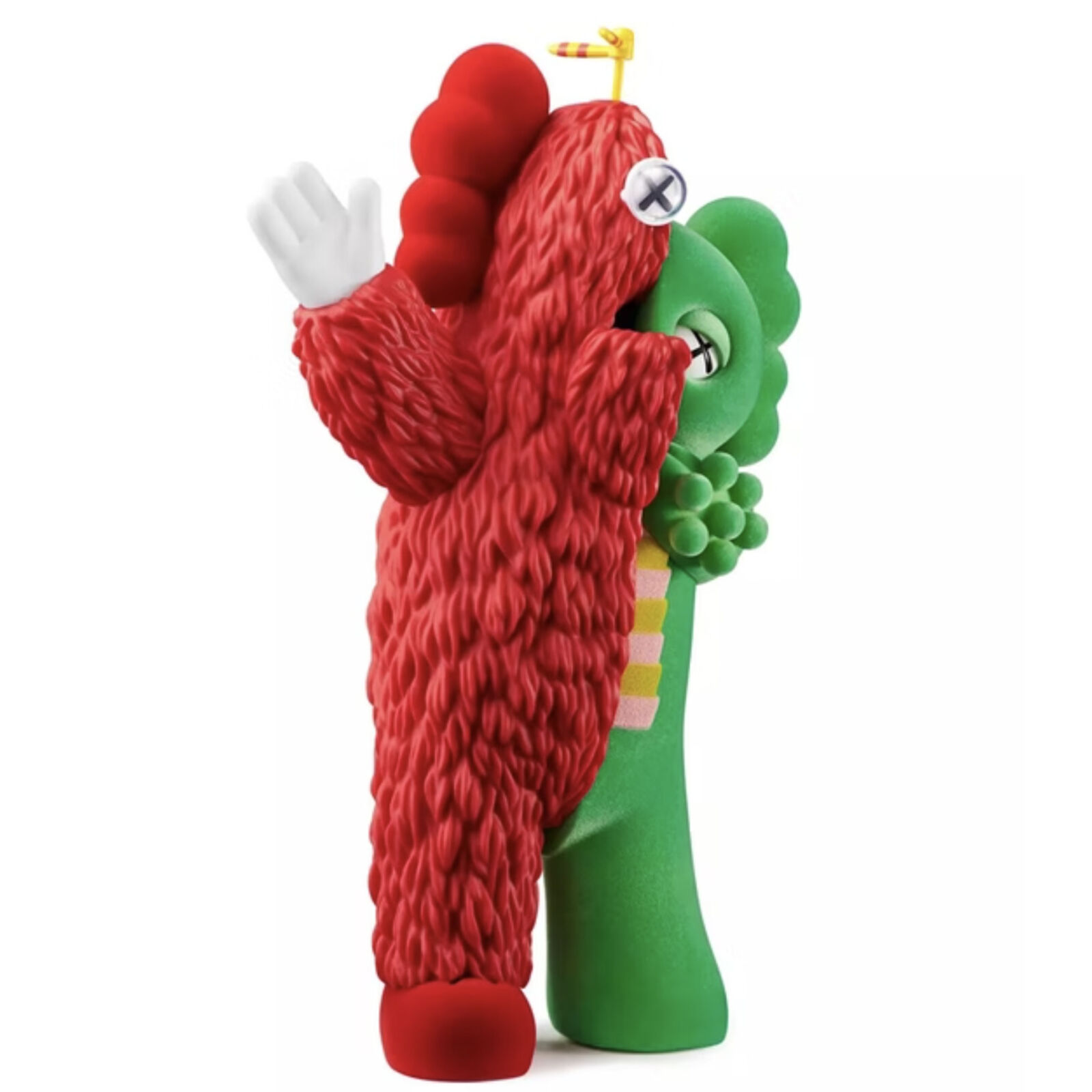 Artwork by KAWS, Kachamukku (Green/Red), Made of Vinyl 