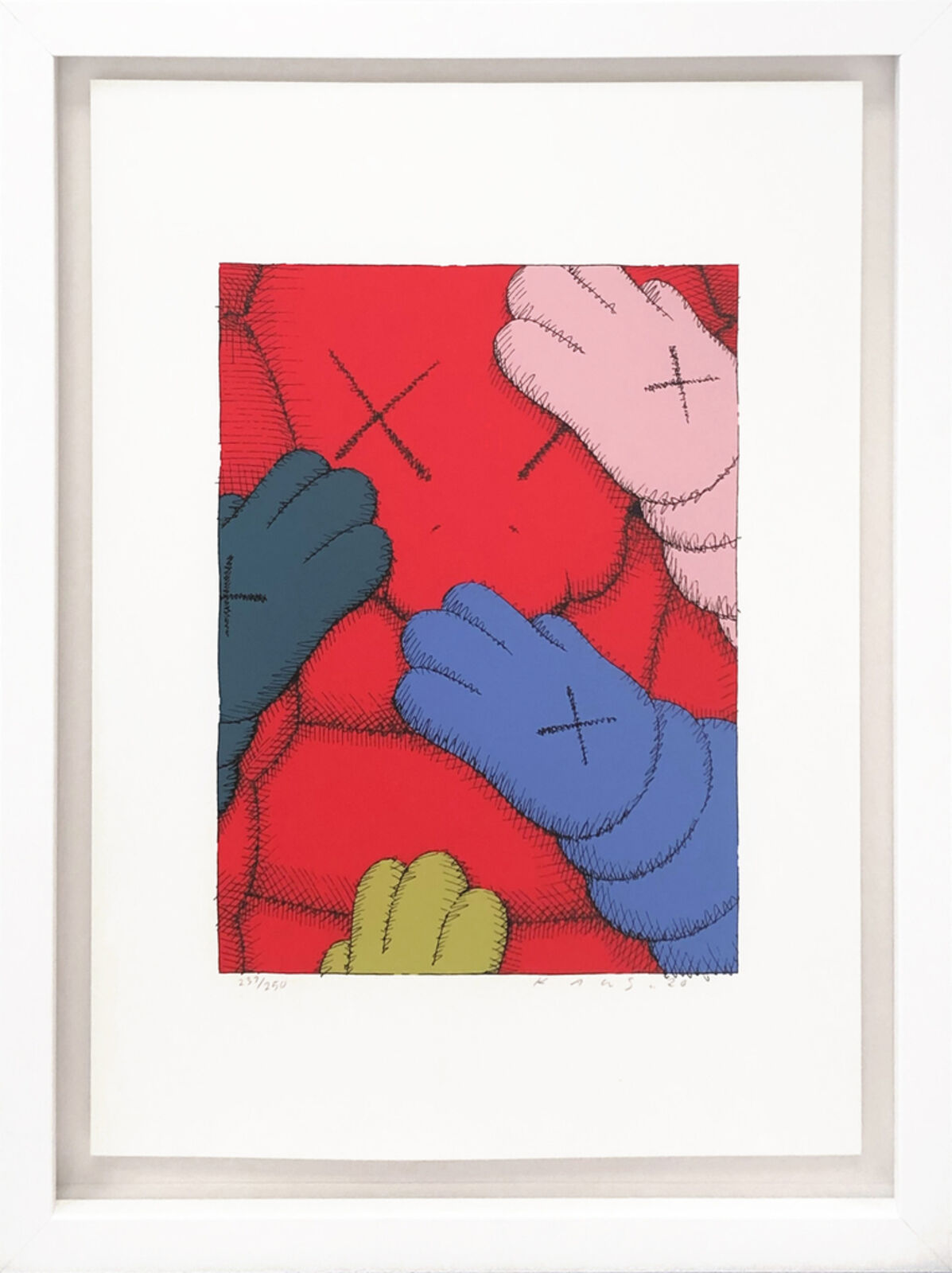PRINT 10 FROM URGE SET by KAWS, 2020