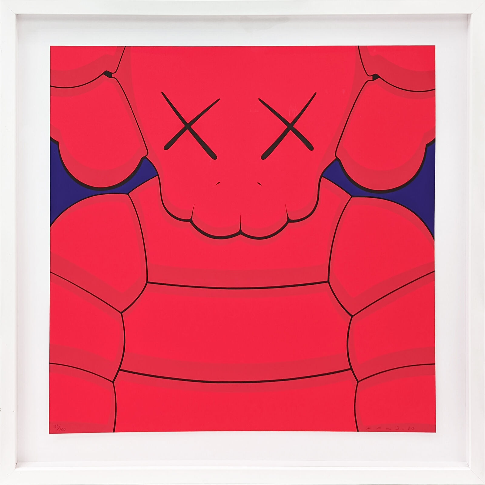 KAWS | WHAT PARTY (ORANGE) (2020) | MutualArt