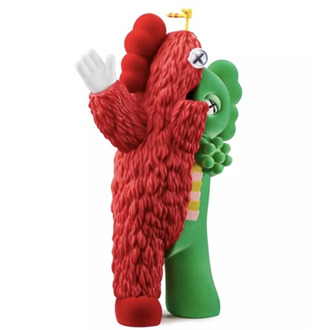 Artwork by KAWS, KACHAMUKKU (Green/Red), Made of Vinyl 
