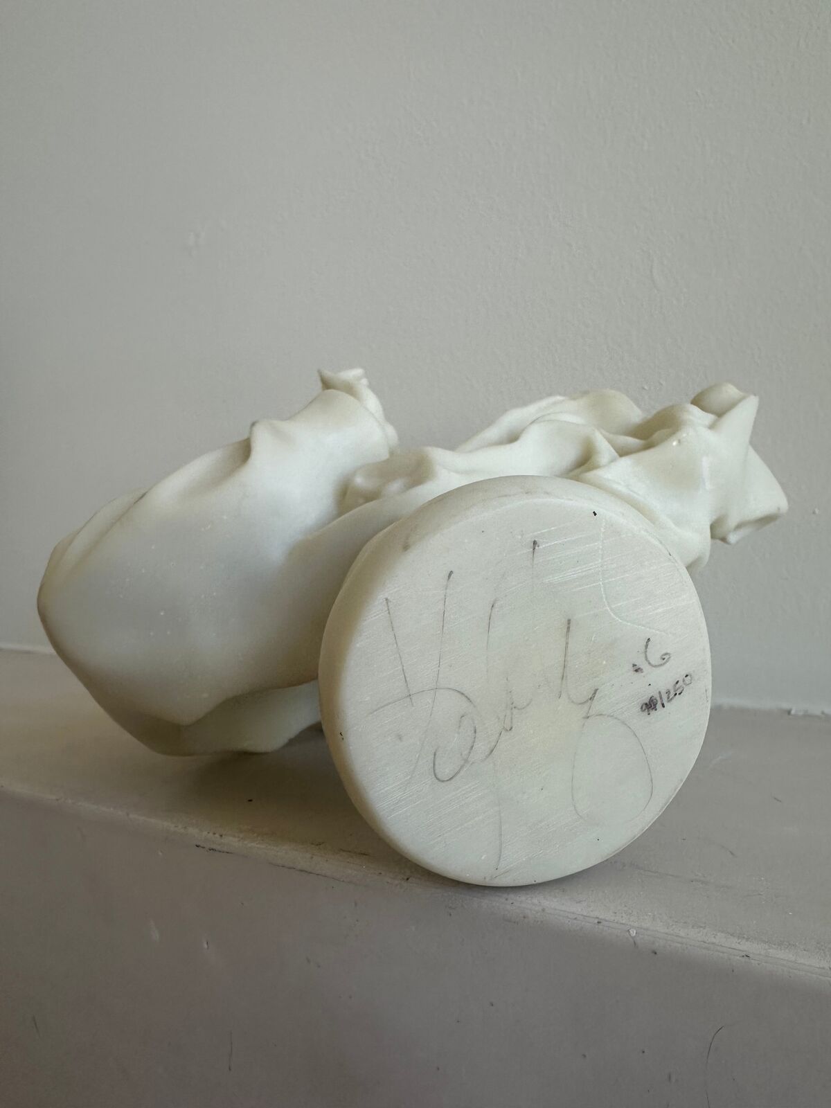 Artwork by Kehinde Wiley, Louis XVI, The Sun King, Made of Cast marble dust, resin 