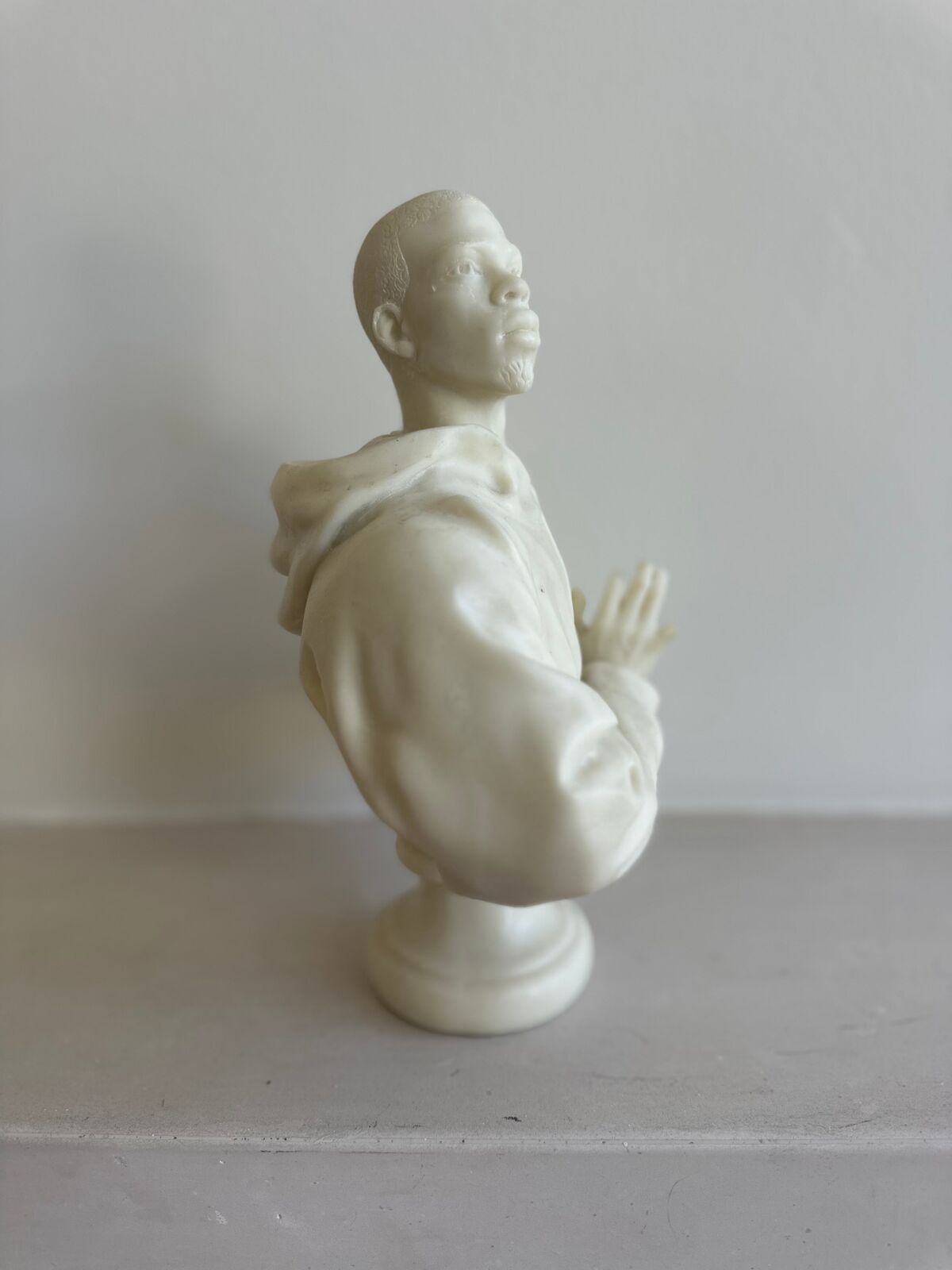 Artwork by Kehinde Wiley, Louis XVI, The Sun King, Made of Cast marble dust, resin 