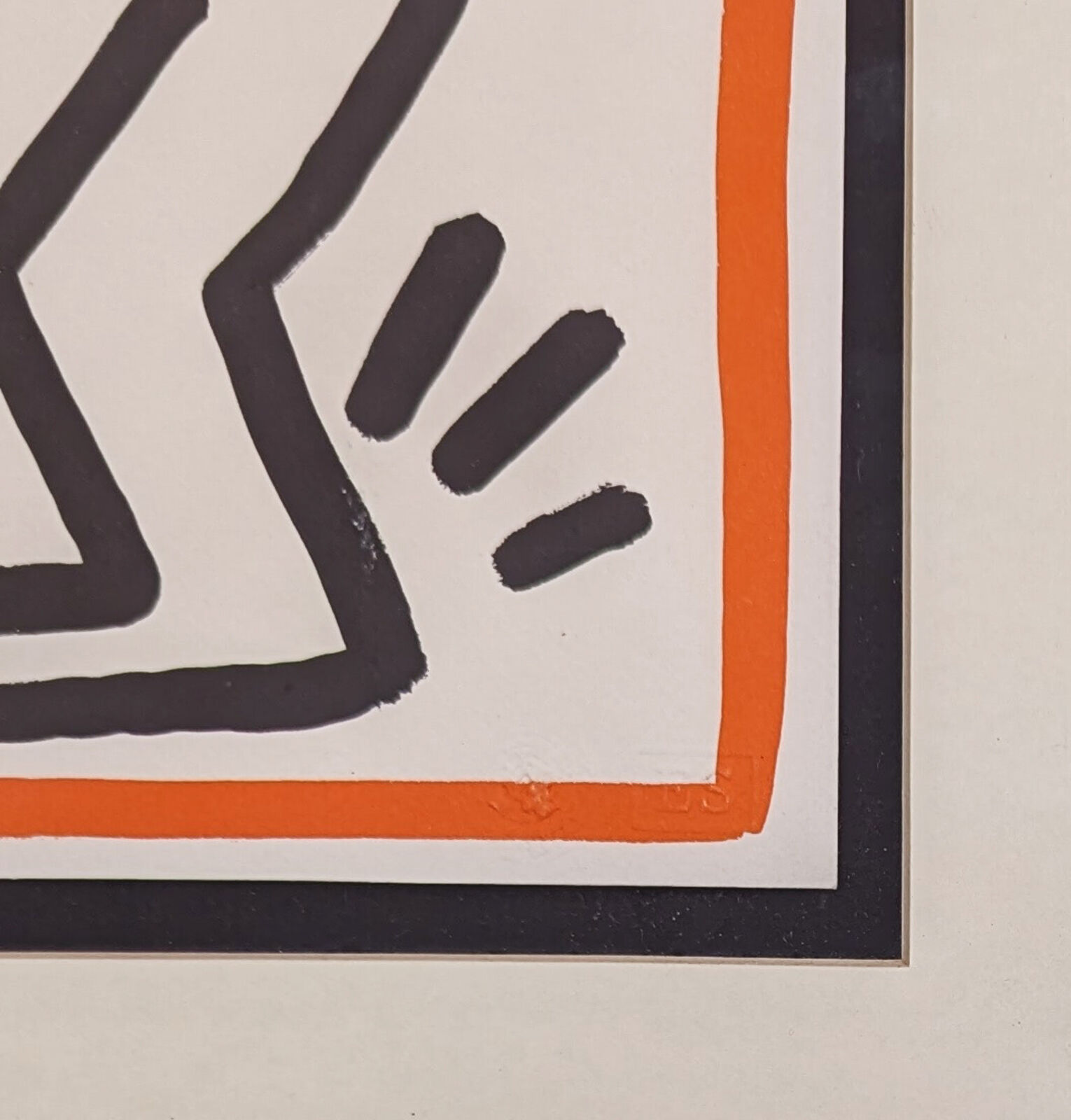 Artwork by Keith Haring, FIGHT AIDS WORLDWIDE, Made of Lithograph 