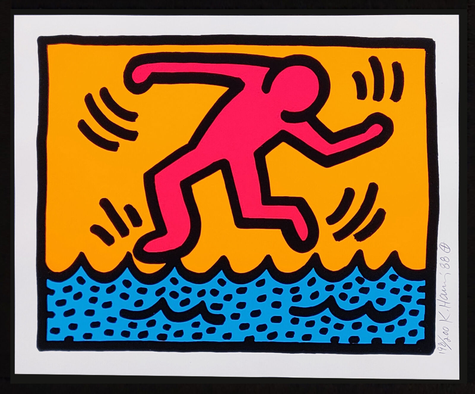 Artwork by Keith Haring, POP SHOP II (SET OF 4 SIGNED SCREEN PRINTS), Made of Screen Print 