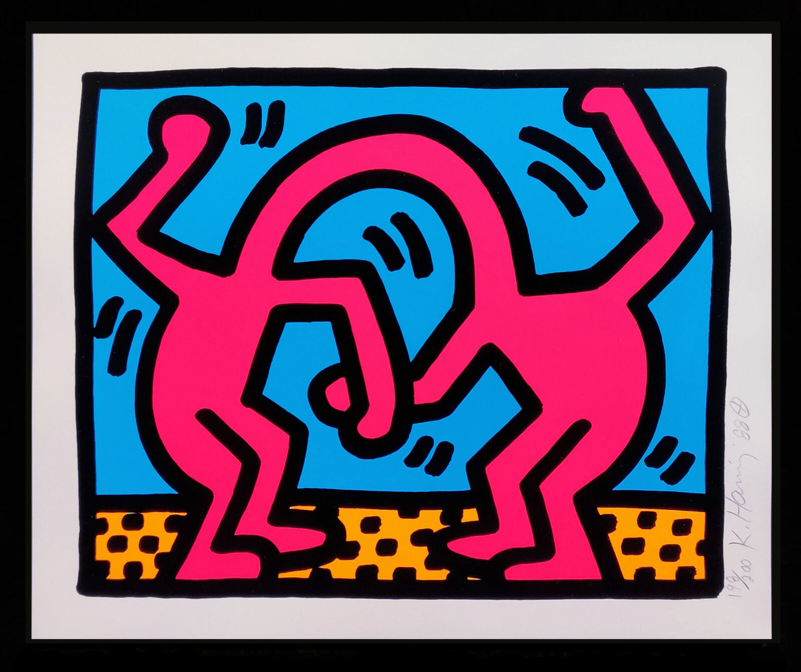 Artwork by Keith Haring, POP SHOP II (SET OF 4 SIGNED SCREEN PRINTS), Made of Screen Print 