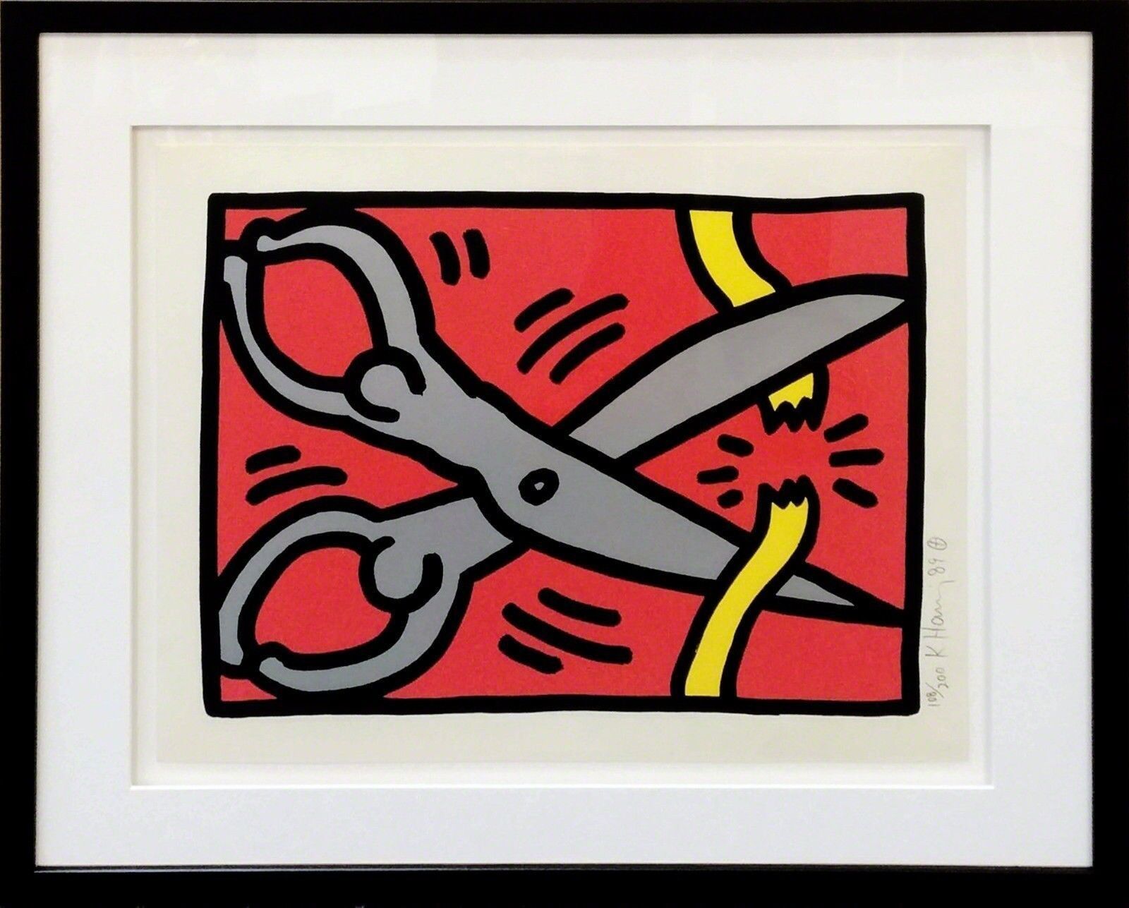 POP SHOP III (2) by Keith Haring, 1989