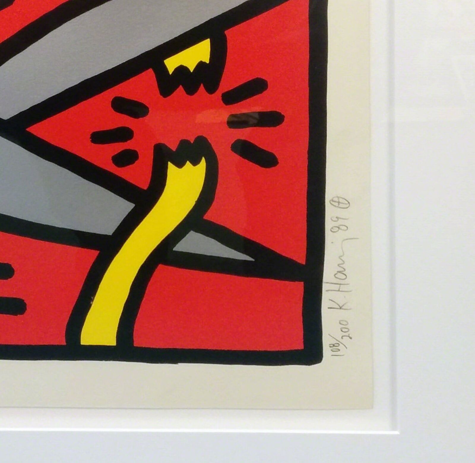 Artwork by Keith Haring, POP SHOP III (2), Made of Sceenprint 