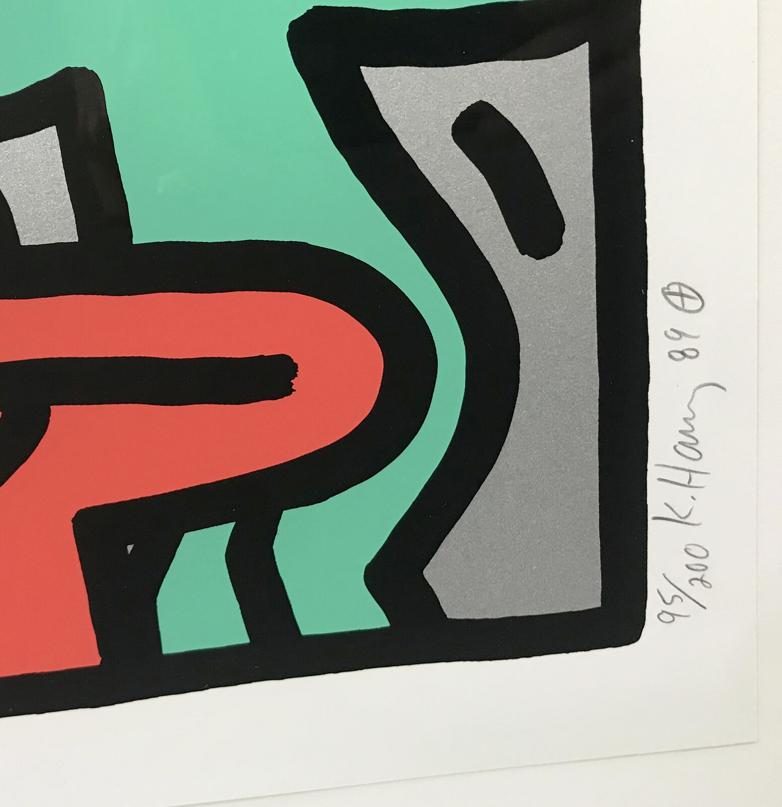 Artwork by Keith Haring, POP SHOP III (3), Made of Screenprint 