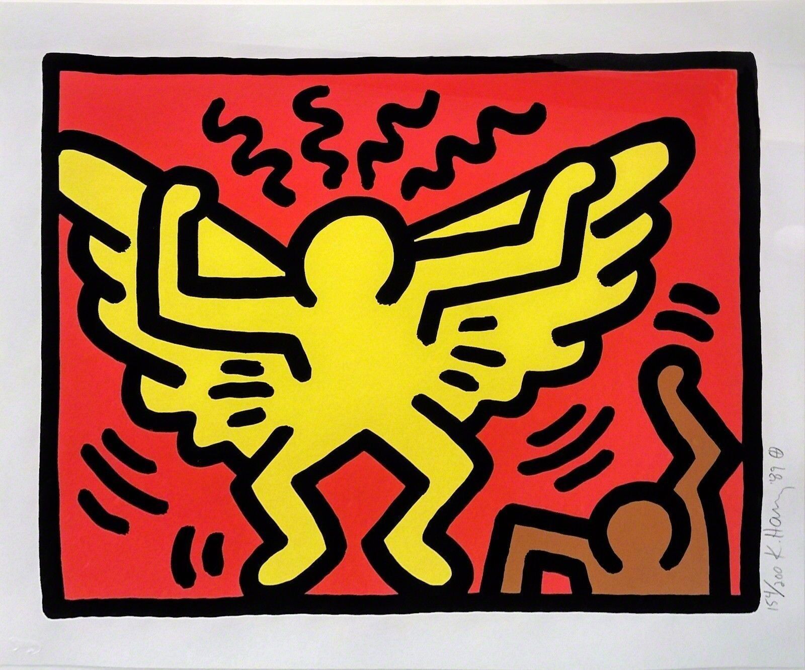 Artwork by Keith Haring, POP SHOP IV (1), Made of Screenprint 