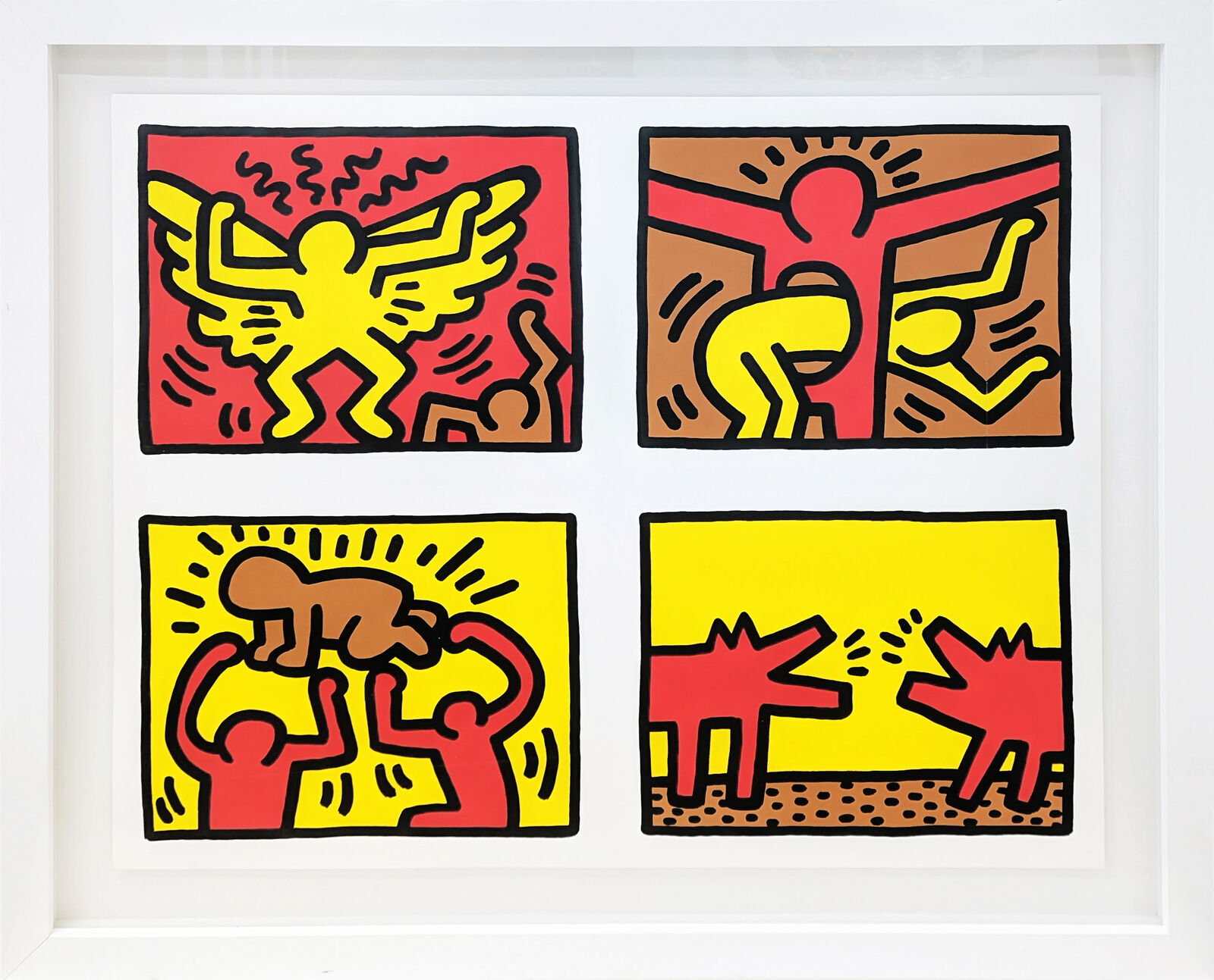 POP SHOP QUAD IV by Keith Haring, 1989