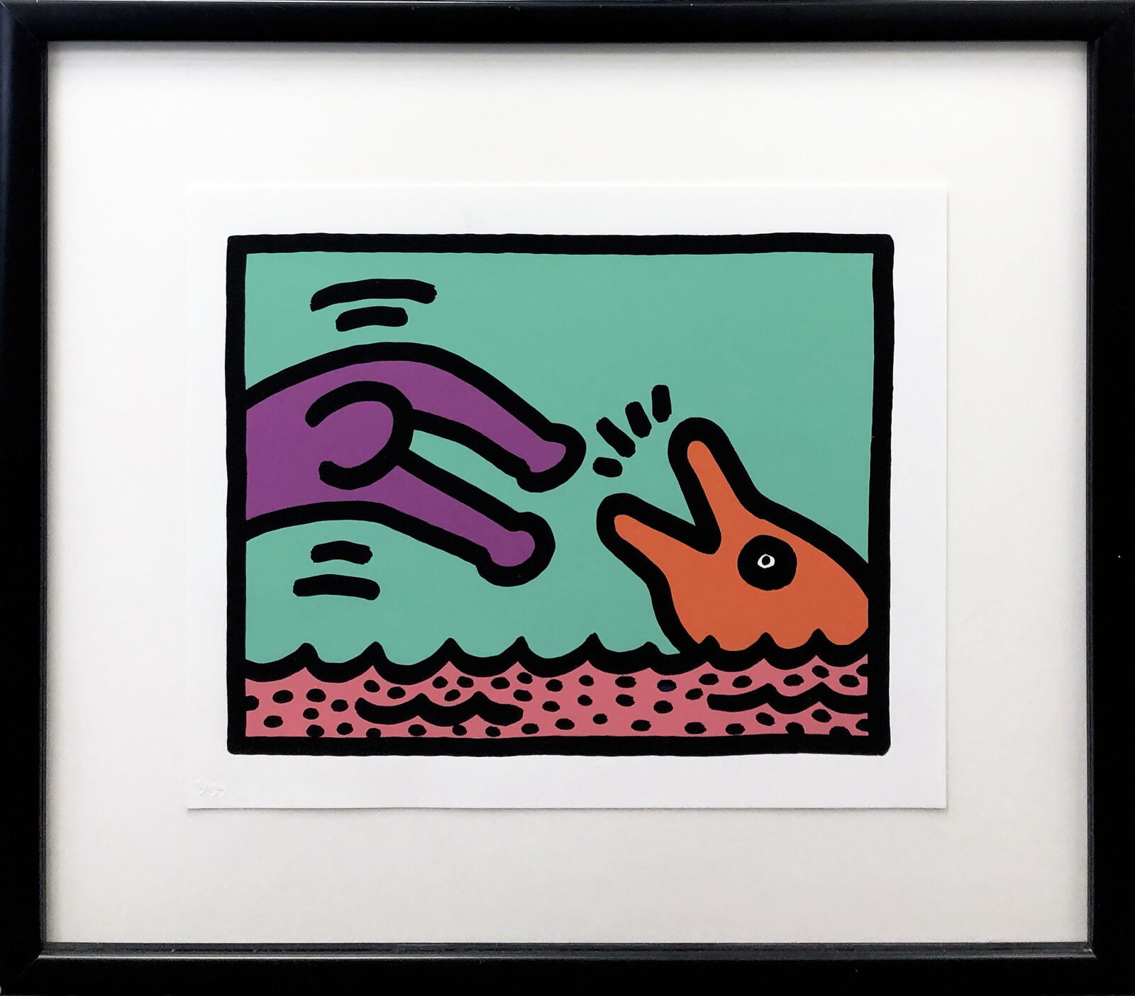 Artwork by Keith Haring, POP SHOP V (1), Made of Screen Print 