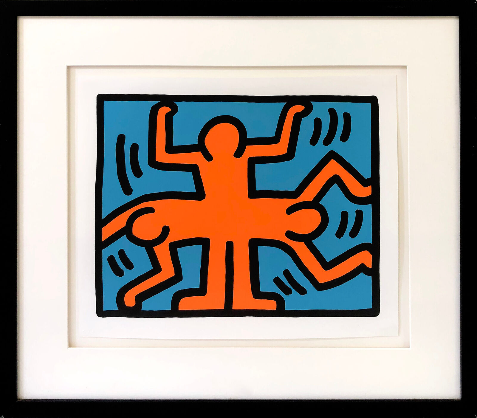 Artwork by Keith Haring, Pop Shop VI (complete set of 4 screen prints), Made of Screen Print 