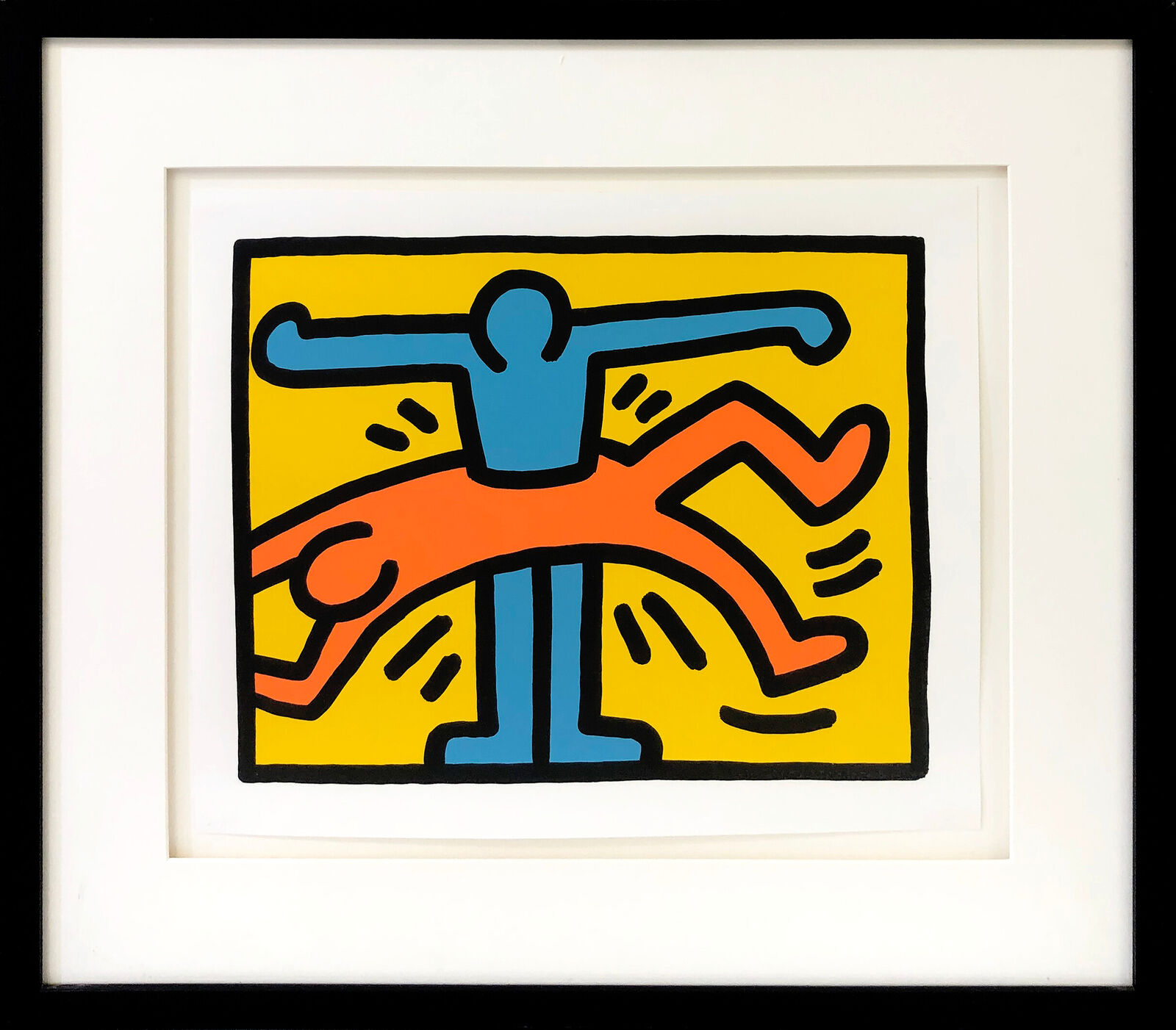 Artwork by Keith Haring, Pop Shop VI (complete set of 4 screen prints), Made of Screen Print 