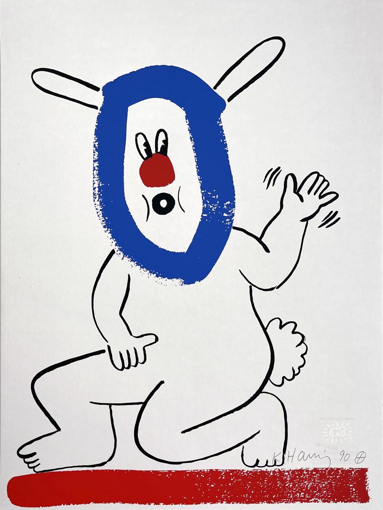 The Story of Red and Blue by Keith Haring, 1989