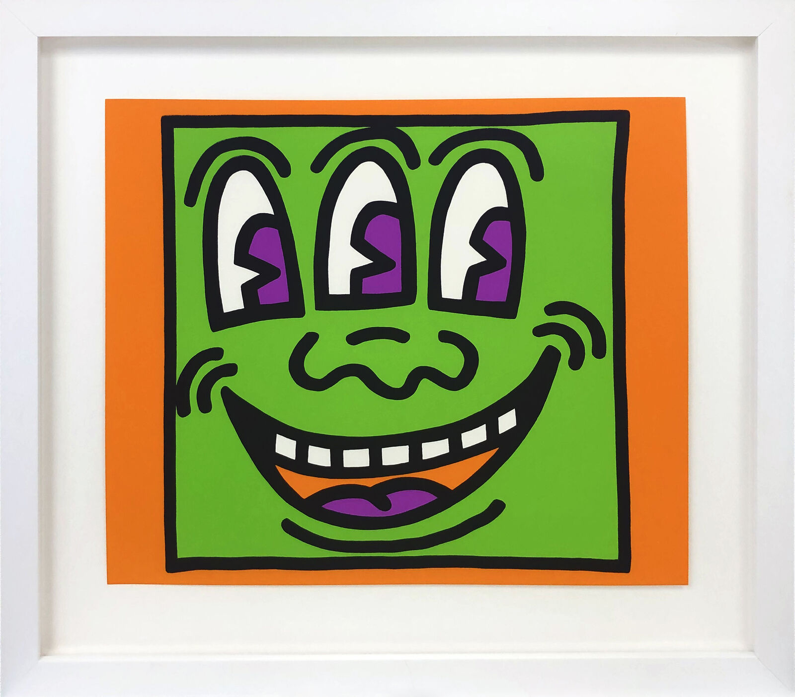 THREE EYES (FROM ICON SERIES) by Keith Haring, 1990