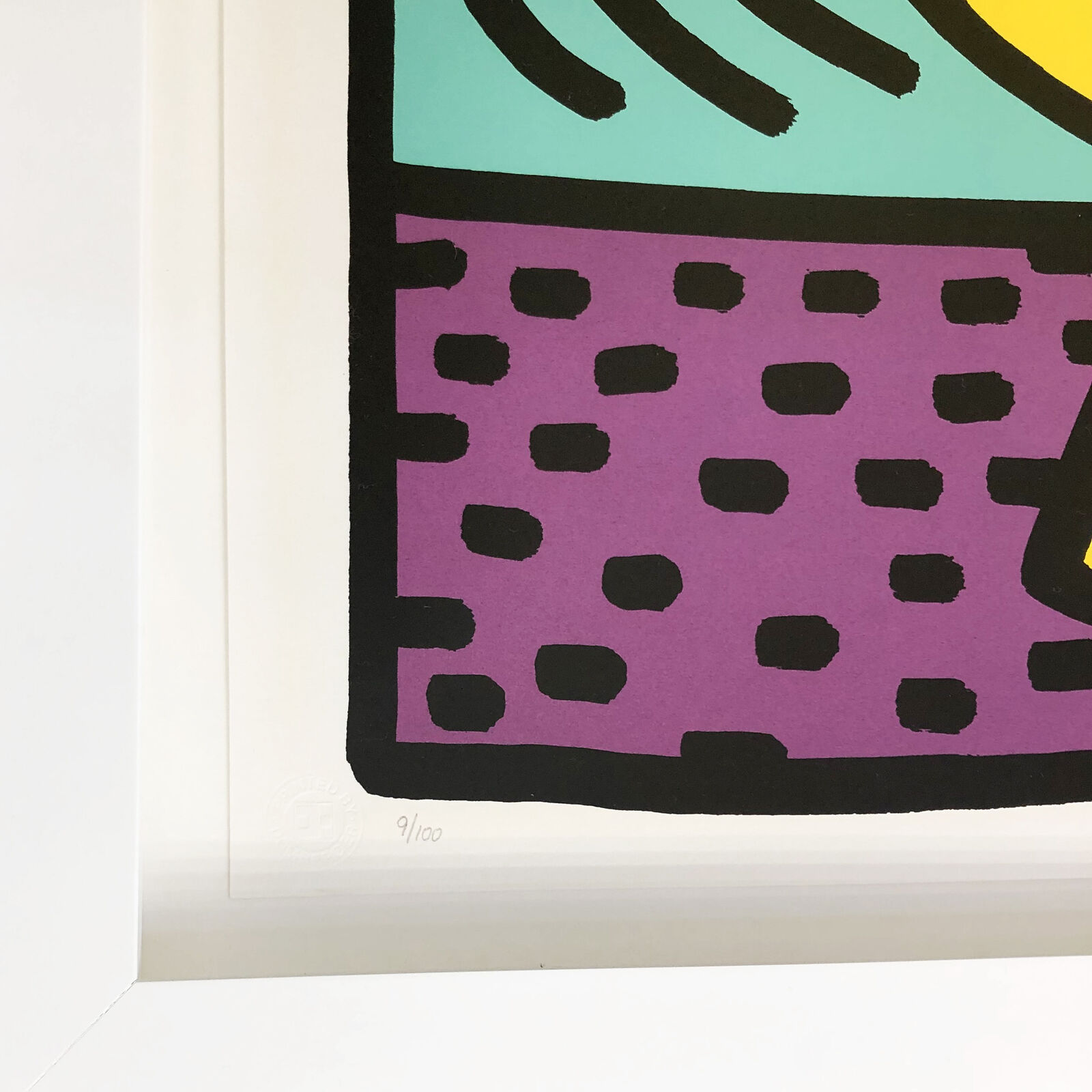 Artwork by Keith Haring, UNTITLED (CUP MAN), Made of Screen Print 