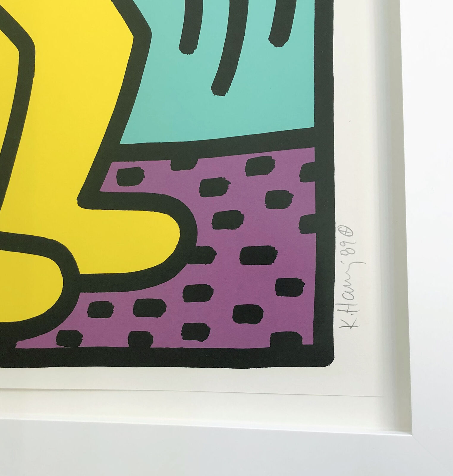 Artwork by Keith Haring, UNTITLED (CUP MAN), Made of Screen Print 