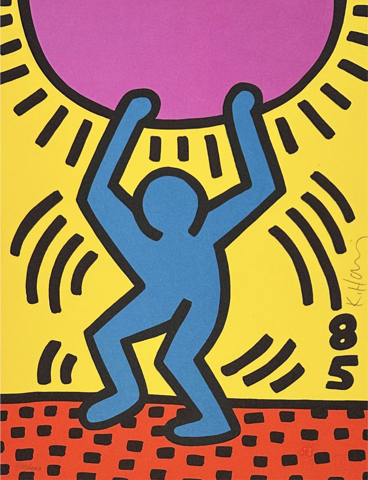 International Youth Year by Keith Haring, 1985
