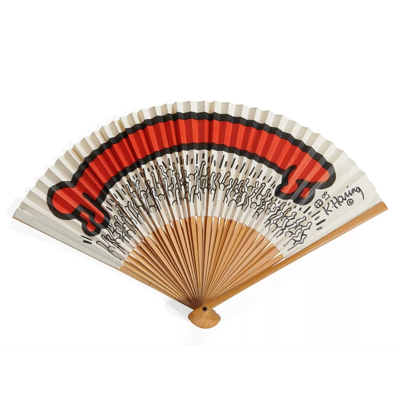 Baby Fan (Black) by Keith Haring, 2017