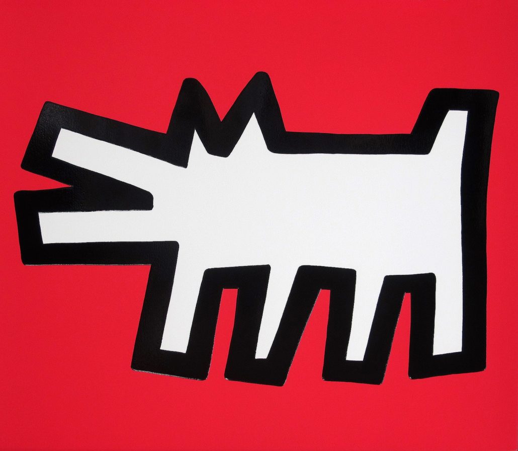 Icons (B) – Barking Dog by Keith Haring, 1990