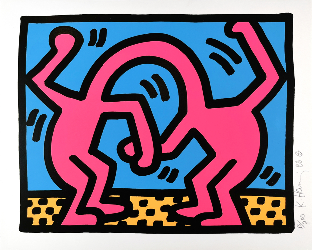 Pop Shop II (D) by Keith Haring, 1988