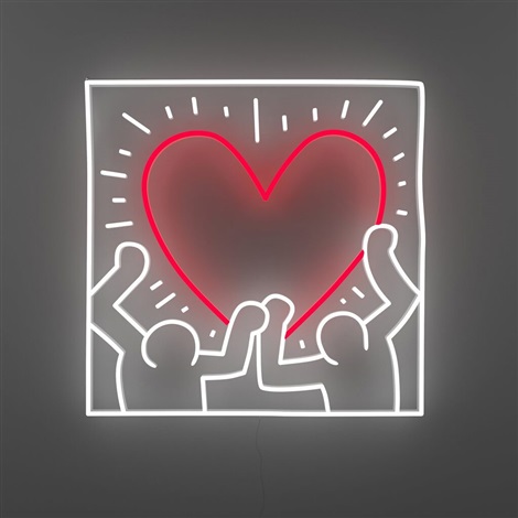 Radiant Heart by Keith Haring, 2022