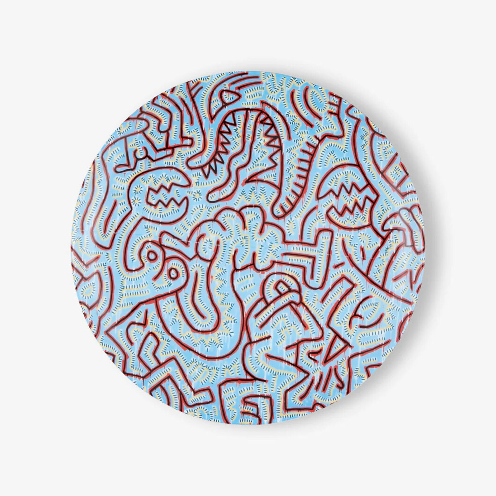 Artwork by Keith Haring, Untitled, 1984, Made of Fine bone china 