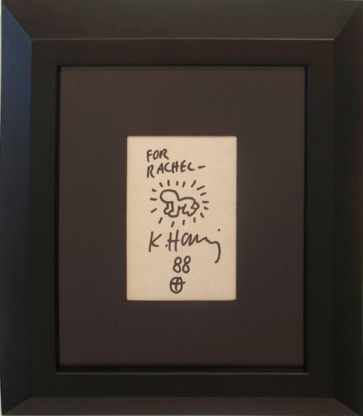 Artwork by Keith Haring, Untitled Drawing “For Rachel”, Made of Drawing 