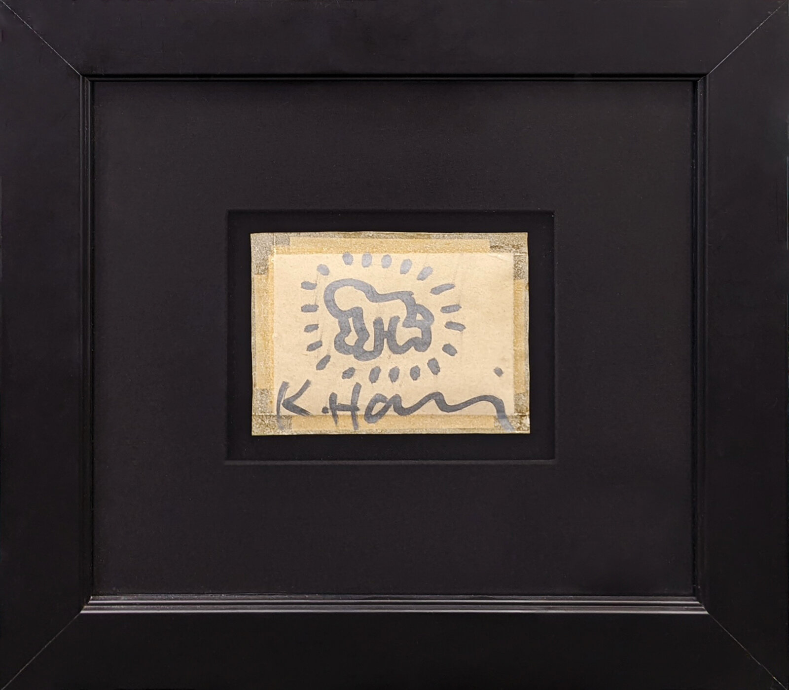 Artwork by Keith Haring, Untitled (Radiant Baby), Made of Marker On Paper 