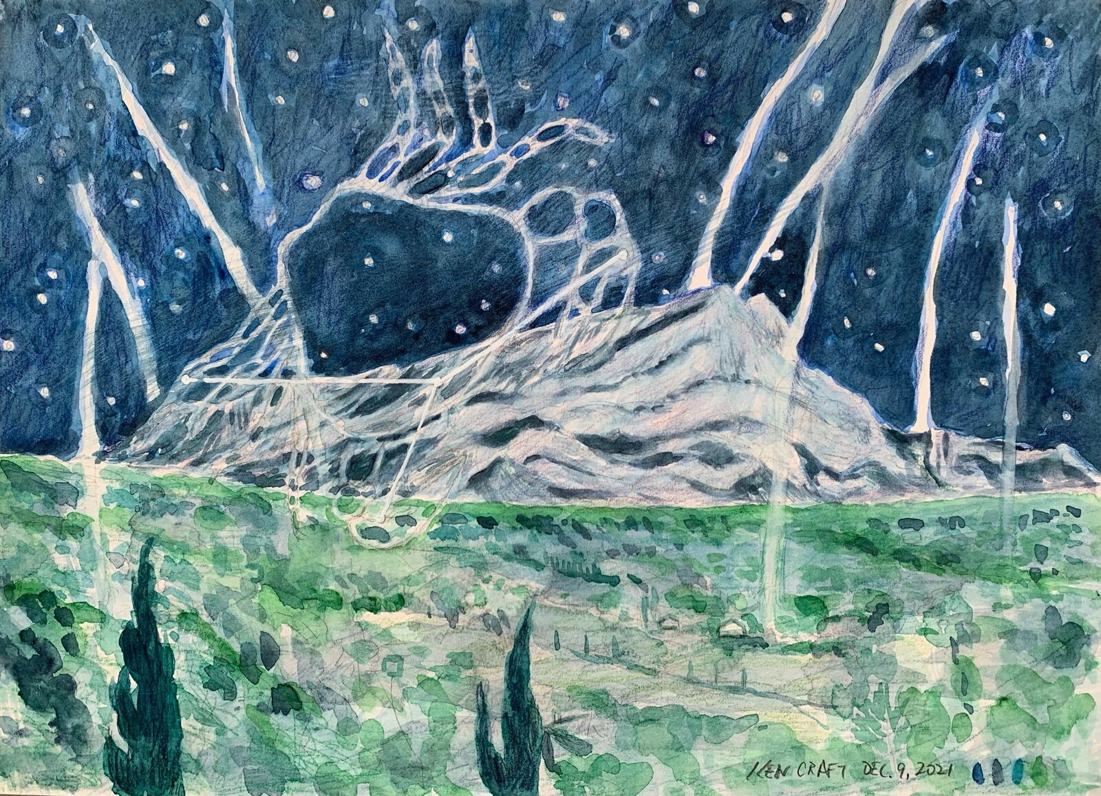 Descending by Ken Craft, 2021