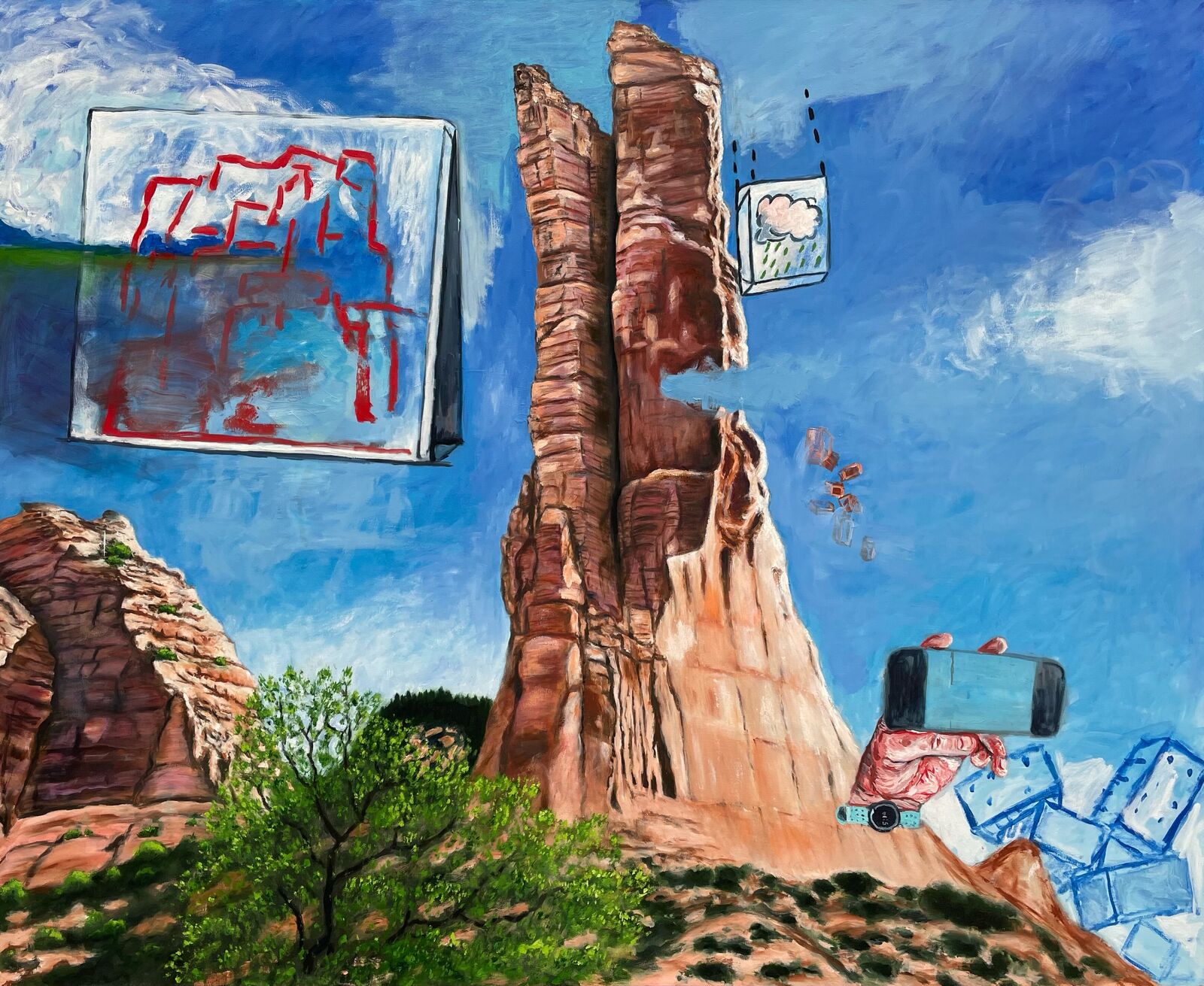 Rabbit Ears/ Blue Sky Lean by Ken Craft, 2023