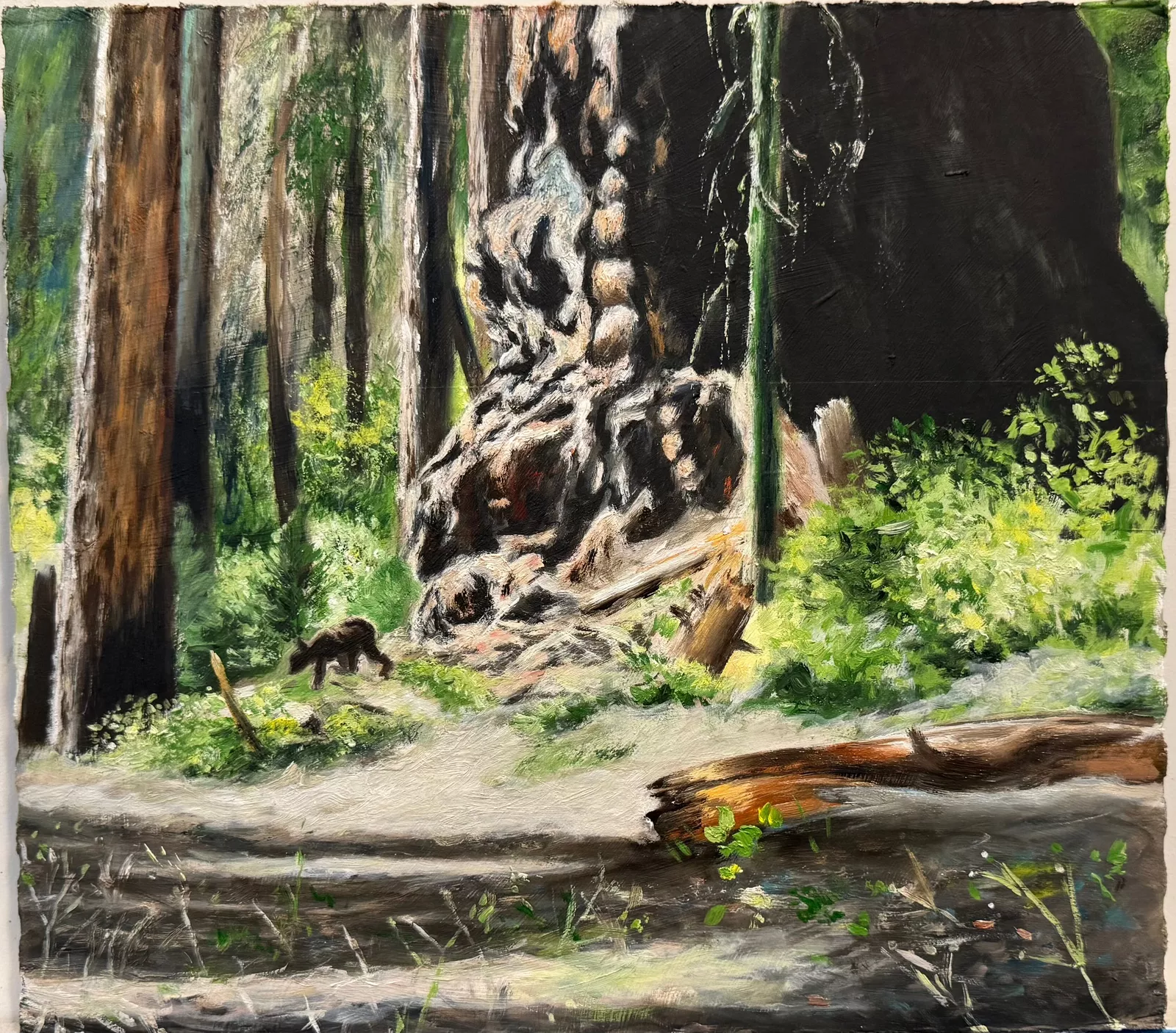 How to Paint Trees (study #1) by Ken Craft, 2025