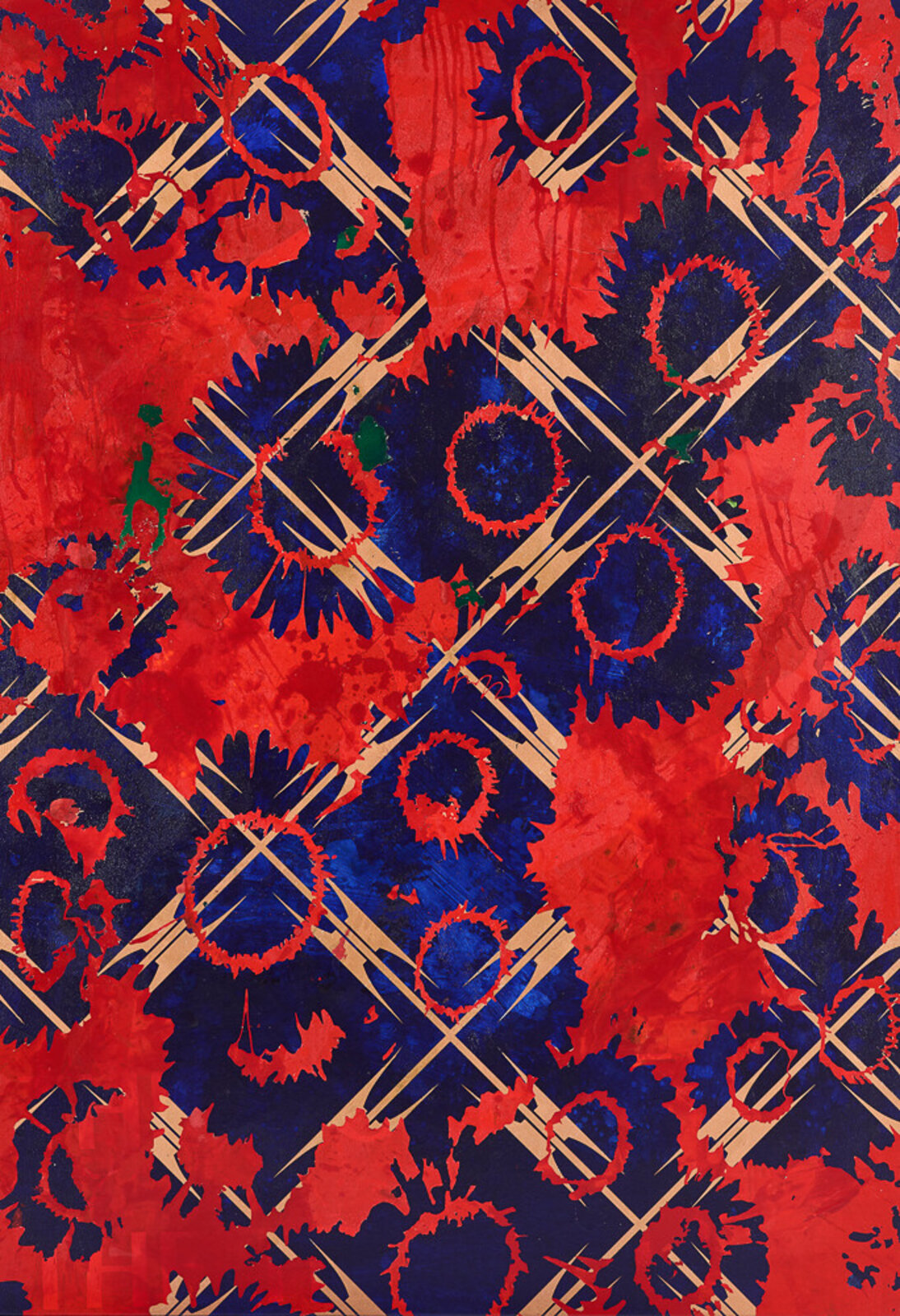 Artwork by Kendell Geers, Les Fleur du Mal 452, Made of Acrylic on canvas 