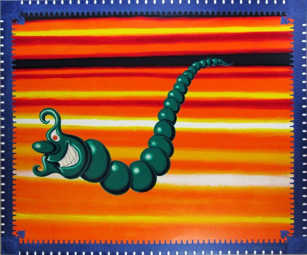 Jade Pea God by Kenny Scharf, 1989