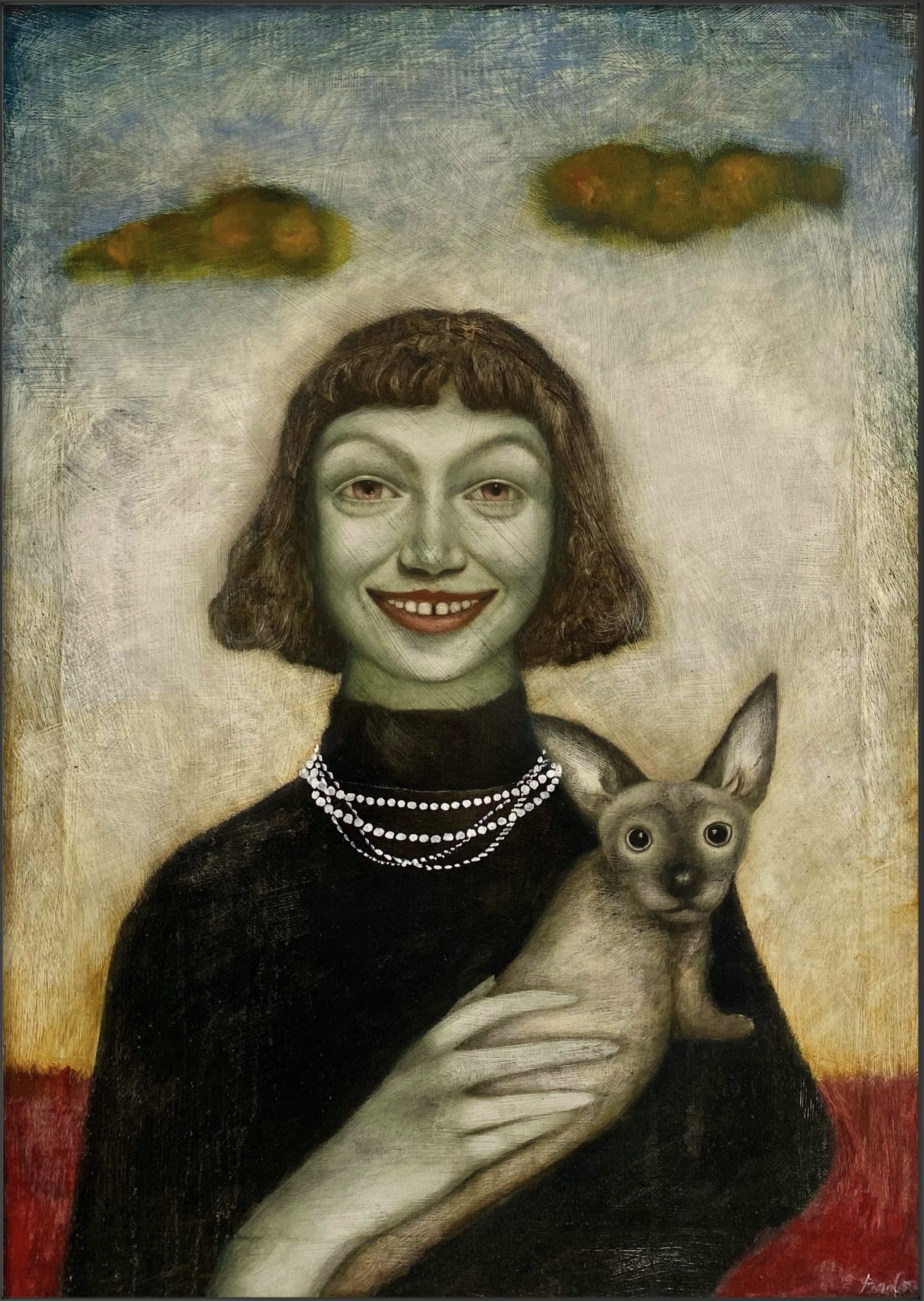 Portrait of a Girl by Keti  Bubunauri, 2024