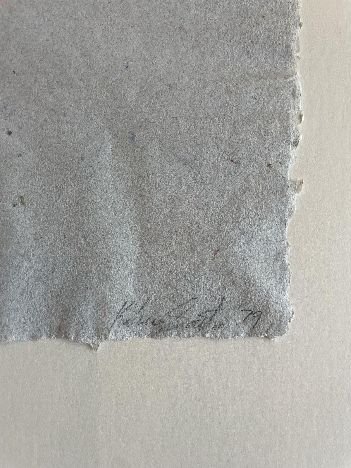 Untitled (Handmade paper 1979)