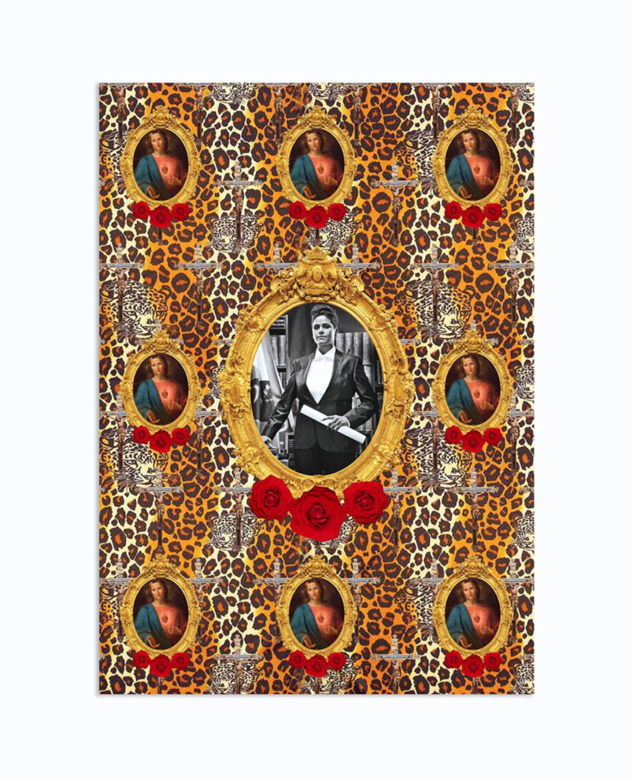 Artwork by Kudzanai Chiurai, Ascension II, Made of Pigment inks on premium satin photo paper 