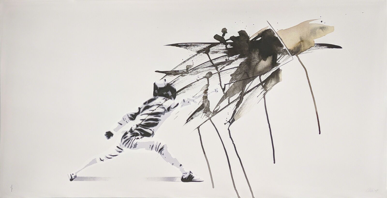 Kunstrasen | FIGHTING A BLANK PAPER (DRIPPY REJECT) (2015) | MutualArt