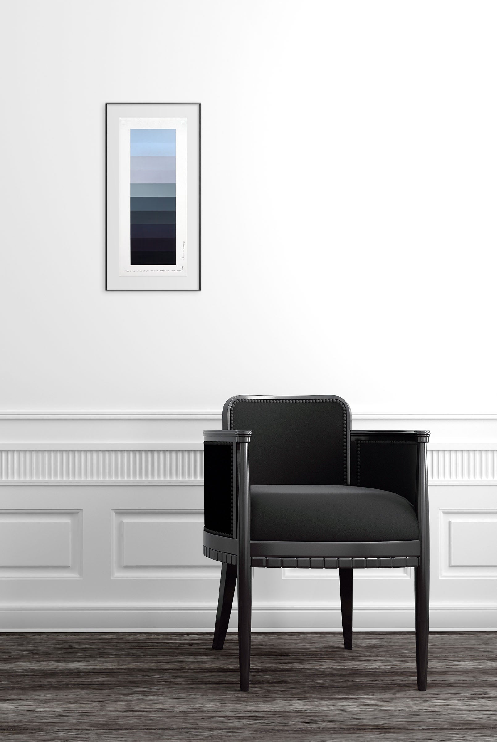 Artwork by Lee Kyong, Emotional color chart 092, Made of Pencil and acrylic on Fabriano-pittura paper 