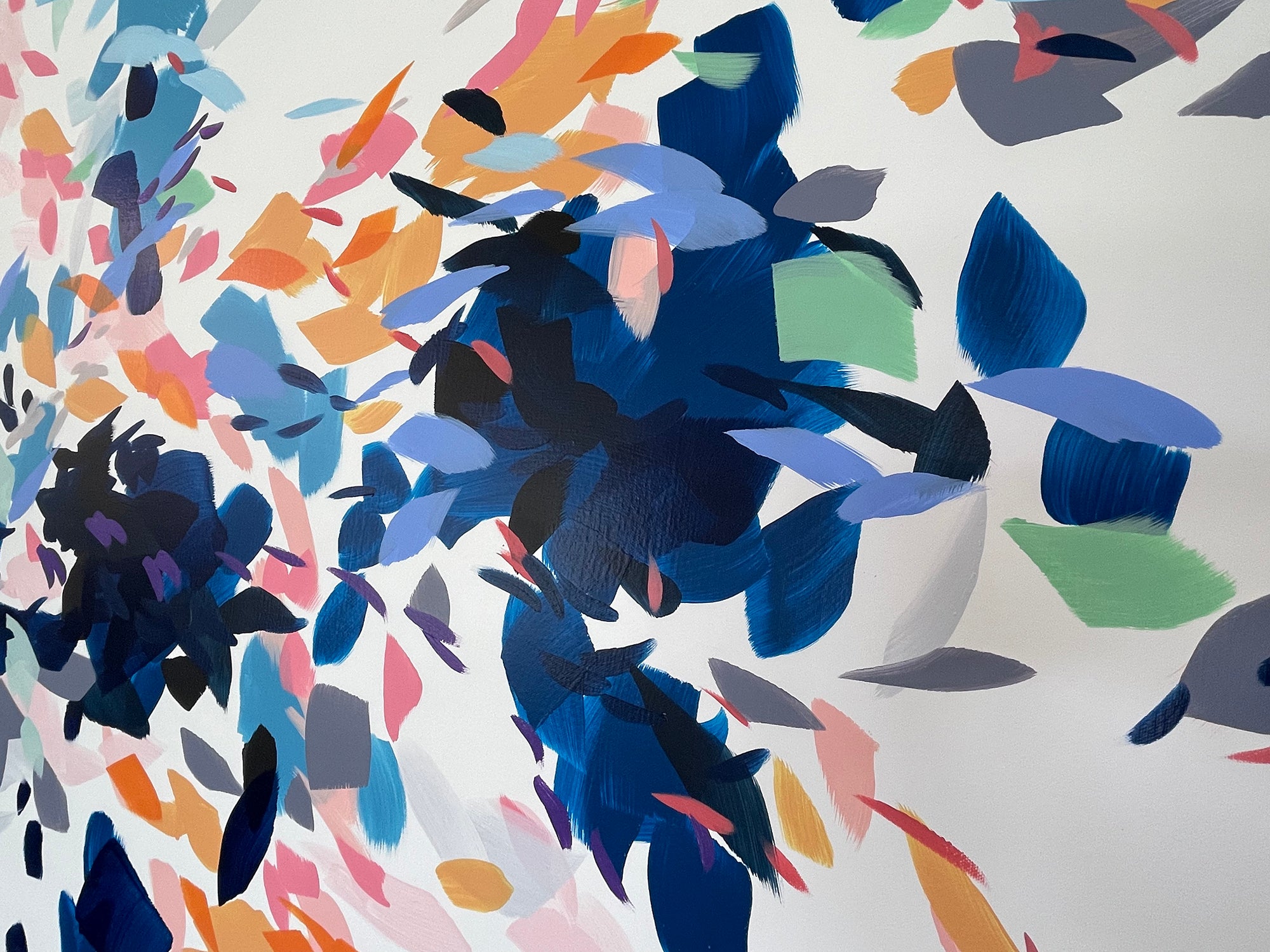 Artwork by Lee Kyong, Record of Undefined Color 23, Made of Acrylic on canvas 
