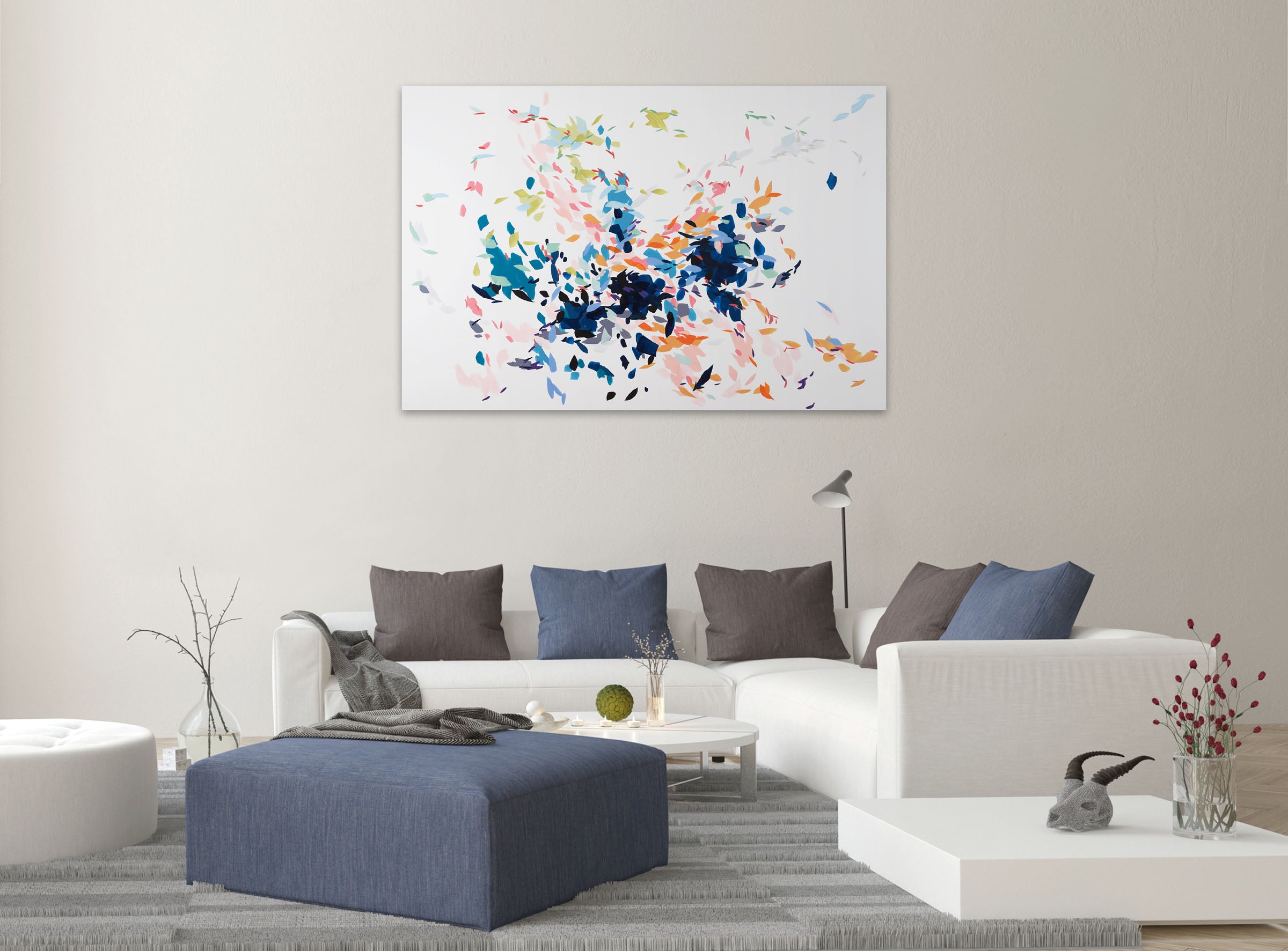 Artwork by Lee Kyong, Record of Undefined Color 23, Made of Acrylic on canvas 