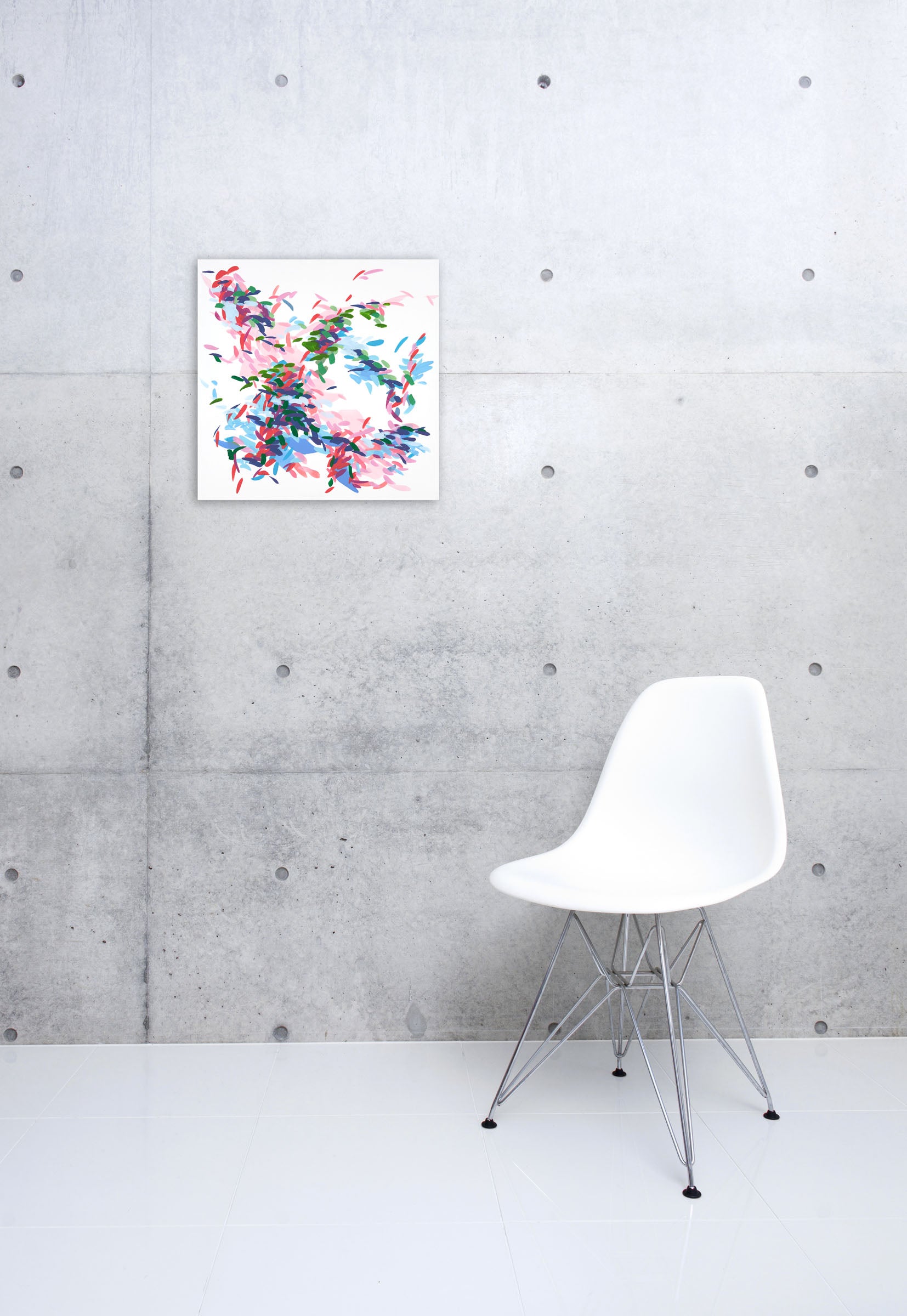 Artwork by Lee Kyong, Record of Undefined Color 25, Made of Acrylic on canvas 