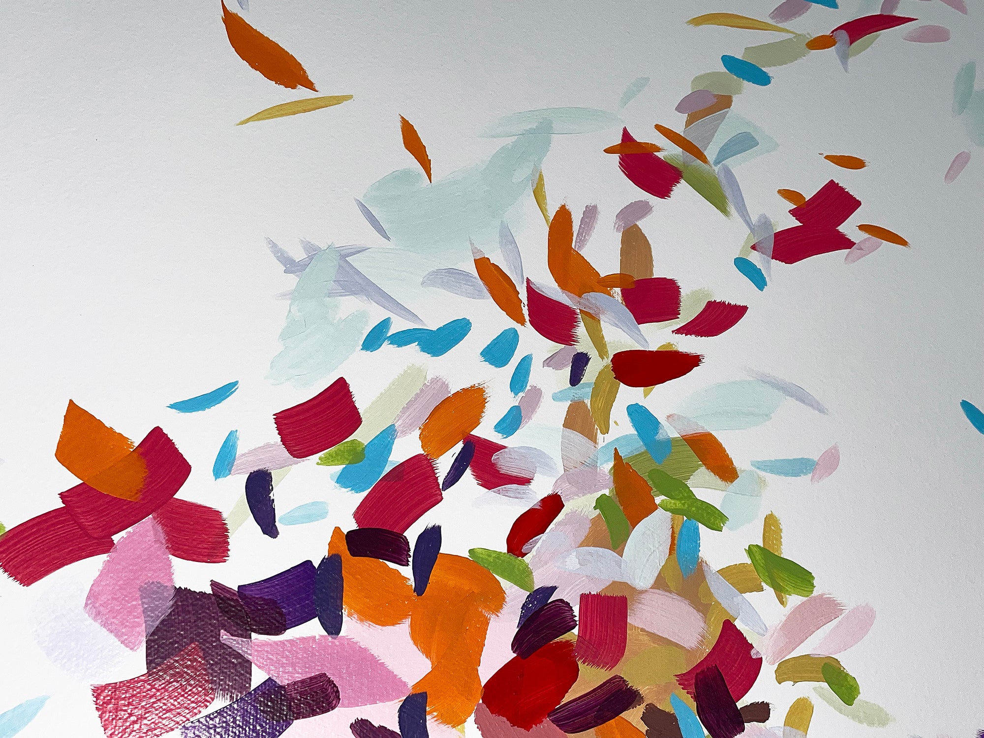 Artwork by Lee Kyong, Record of Undefined Color 30, Made of Acrylic on canvas 