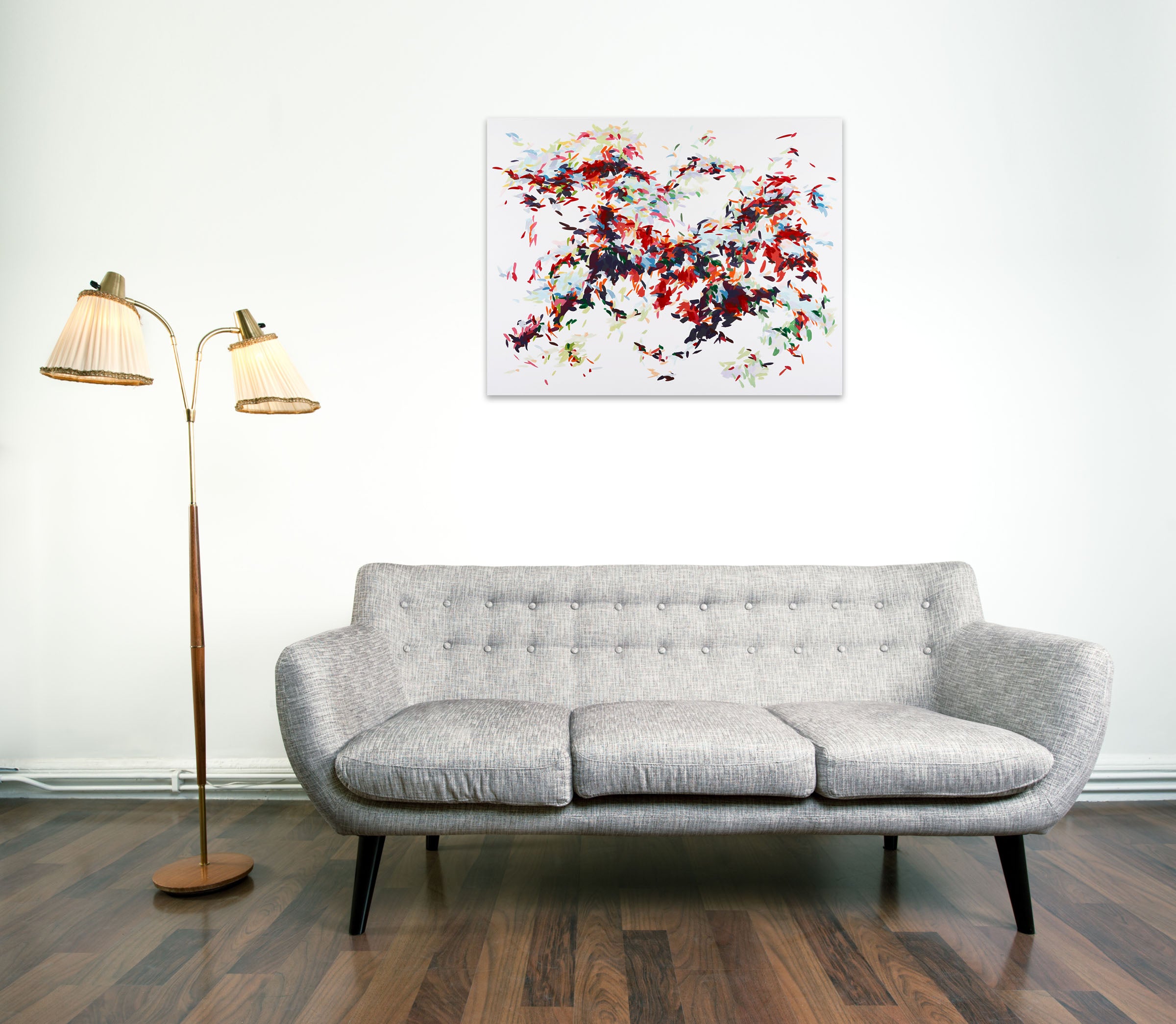 Artwork by Lee Kyong, Record of Undefined Color 33, Made of Acrylic on canvas 