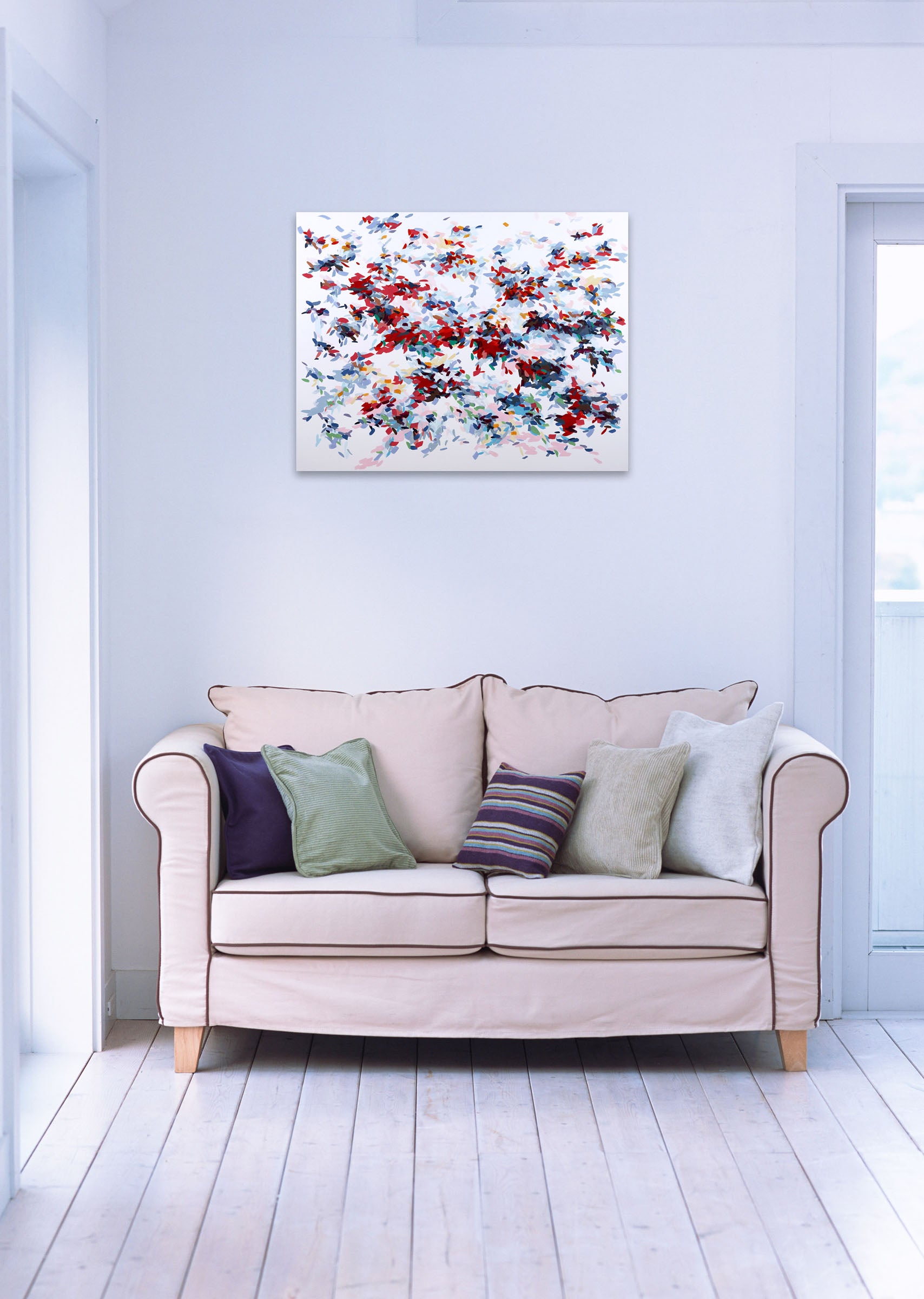 Artwork by Lee Kyong, Record of Undefined Color 34, Made of Acrylic on canvas 